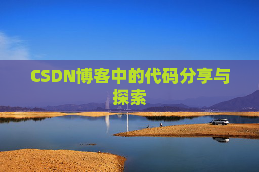 CSDN博客中的代码分享与探索